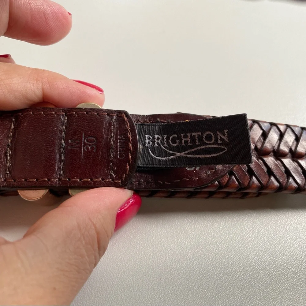 Brighton Braided Leather Belt
